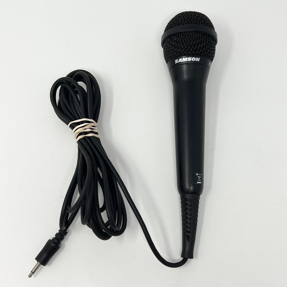 Samson Dynamic Microphone Black Wired 3.5mm Mini Jack‎ Unidirectional R10S